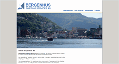 Desktop Screenshot of bergenhus.no